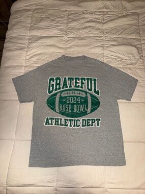Grateful 2024 Rose Bowl Athletic Dept Tee - Gray & Green